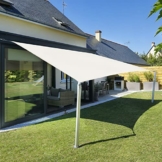 Sunnylaxx 3x4m Sonnensegel Rechteckig, Wasserdicht Sonnenschutz Sunsegel Color Creme, 95% UV-Schutz,für Außenbereich,Garten - 1