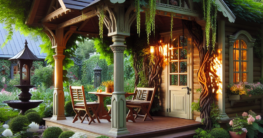 Gartenhäuser und Gartenpavillons haben eigene Vorzüge