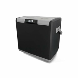 AEG Automotive Thermoelektrische Kühlbox KK 28 Liter, 12/230 Volt für Auto und Steckdose, Rot - 1