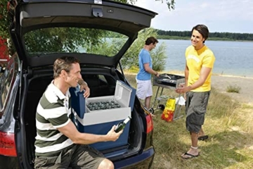 Mobicool MT48W AC/DC - elektrische Kühlbox mit Rollen passend für eine komplette Getränkekiste / Bierkiste, 48 Liter, 12 V und 230 V für Auto, Lkw, Boot, Reisemobil und Steckdose, Blau - 7