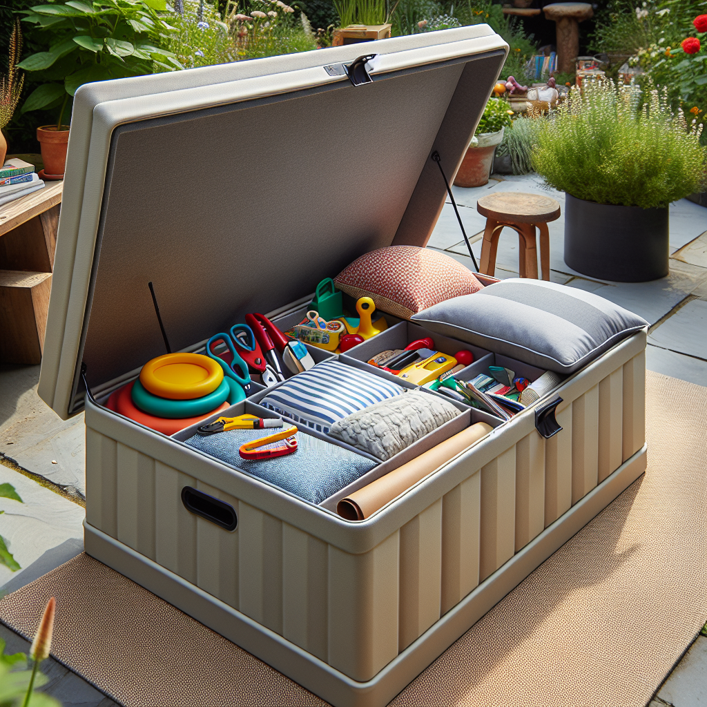kissenbox für gartenpolster - Aufbewahrungsbox für Kissen, Spielzeug, Gartengeräte, Werkzeug, Bücher