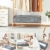 GoMaihe Unterbett Aufbewahrungsbox 3 Set Unterbettkommode Aufbewahrungstasche Unterbettbox Organizer mit Reißverschluss und Griff Faltbare Aufbewahrung für Kissen Kleidung Decken Bettdecken - 6