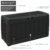 KESSER® Auflagenbox Kissenbox 310 Liter mit Rollen klappbarer Deckel Haltegriffe Rattanoptik Gartenbox, Anthrazit - 3
