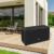 KESSER® Auflagenbox Kissenbox 310 Liter mit Rollen klappbarer Deckel Haltegriffe Rattanoptik Gartenbox, Anthrazit - 8