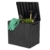 Keter City Box, Aufbewahrungsbox, dunkelgrau, Inhalt: 113L, Maße: HxTxB 55x44x57,8cm, ideal für Balkon und kleine Flächen, Holzoptik - 2