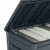 Koll Living Auflagenbox/Kissenbox Goliath XXL 870 Liter Farbe : Graphit l 100% Wasserdicht l mit Belüftung dadurch kein übler Geruch/Schimmel l Moderne Holzoptik l Deckel belastbar bis 50 KG - 4
