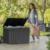 Koll Living Gartenbox, 190 Liter Stauraum, anthrazit - kompakte Aufbewahrungsbox mit viel Platz für Sitzauflagen, Gartengeräte oder Kinderspielzeug - hält den Inhalt trocken & gut belüftet - 5