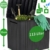 Ondis24 Kissenbox Balkonbox Poolbox City Box abschließbar mit Deckel regensicher Sitzwürfel 58 x 44 x 55 (H) cm 113 Liter Anthrazit (113 Liter, Anthrazit) - 2