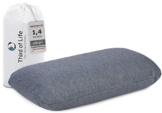 Reisekissen VOLAR QuickDry, Nackenkissen aus Memory-Foam, Orthopädisches HWS Nacken-Stützkissen für Flugzeug, Auto-Reisen, Kleines Kopfkissen mit Schnelltrocknendem Thermo-Bezug, Camping-Kissen 40x25 - 1