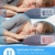 Reisekissen VOLAR QuickDry, Nackenkissen aus Memory-Foam, Orthopädisches HWS Nacken-Stützkissen für Flugzeug, Auto-Reisen, Kleines Kopfkissen mit Schnelltrocknendem Thermo-Bezug, Camping-Kissen 40x25 - 5